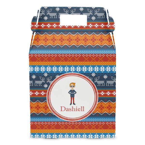 Custom Design - Gable Favor Box - Front