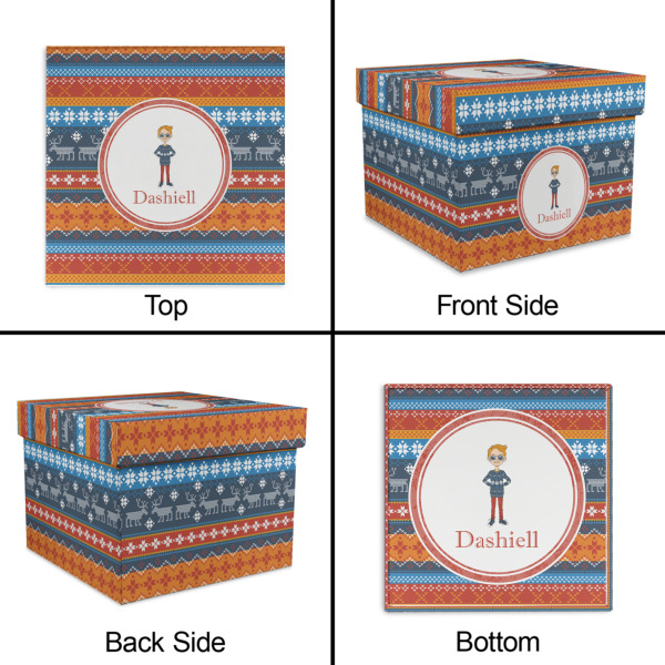 Custom Design - Gift Boxes with Lid - Canvas Wrapped - XX-Large - Approval