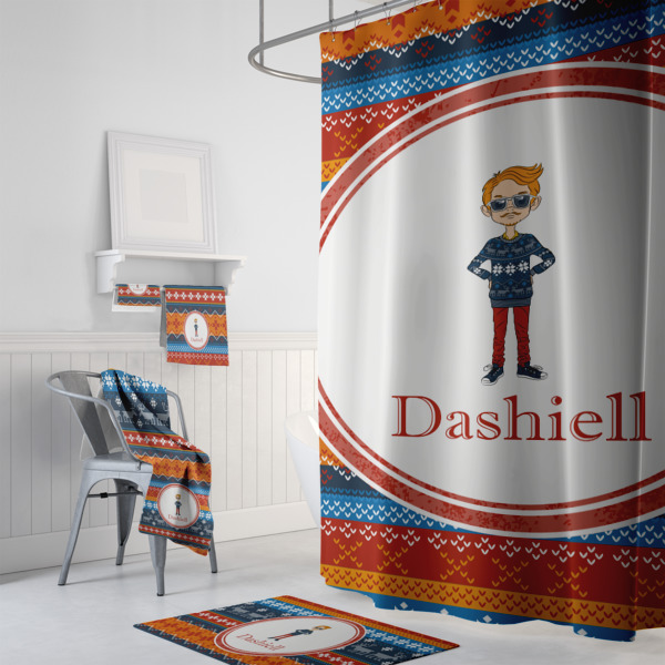 Custom Design - Bath Towel Sets - 3-Piece - In Context