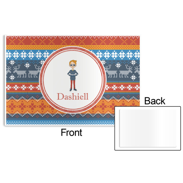 Custom Design - Disposable Paper Placemat - Front & Back