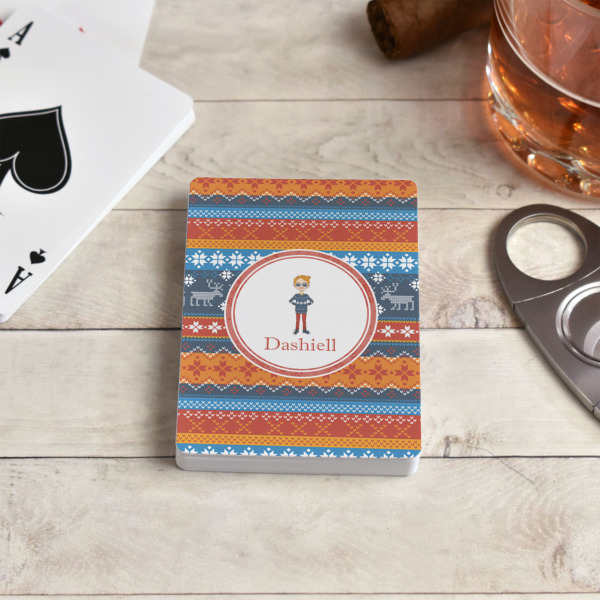 Custom Design - Playing Cards - In Context