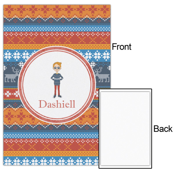 Custom Design - 20x30 - Matte Poster - Front & Back