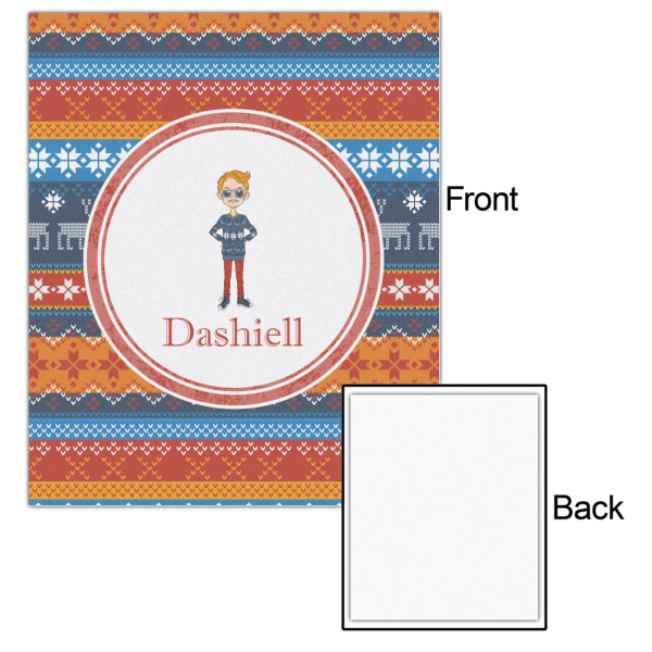 Custom Design - 20x24 - Matte Poster - Front & Back