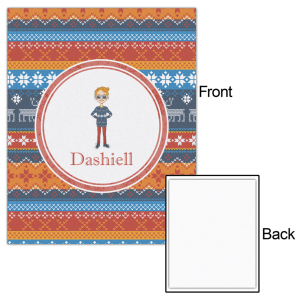 Custom Design - 16x20 - Matte Poster - Front & Back