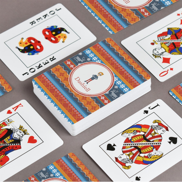 Custom Design - Playing Cards - Front & Back View