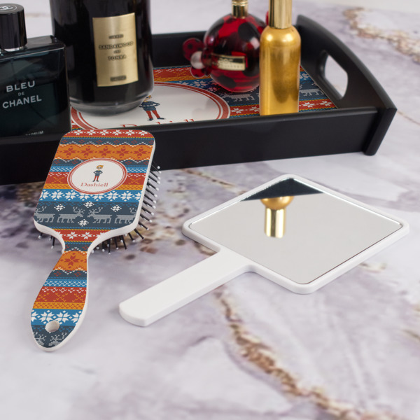 Custom Design - Hair Brush - With Hand Mirror