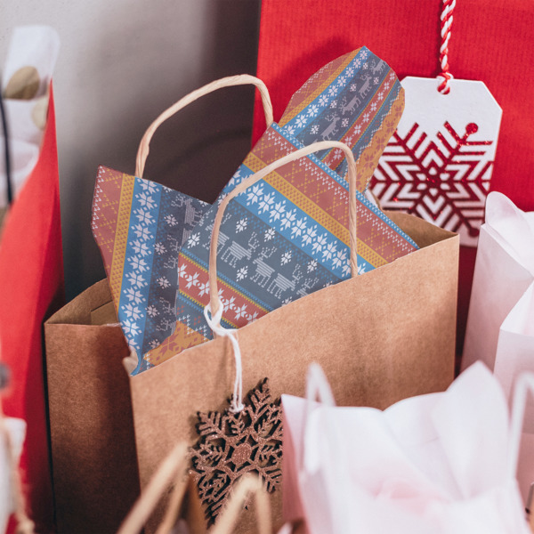 Custom Design - Tissue Paper - In Gift Bag