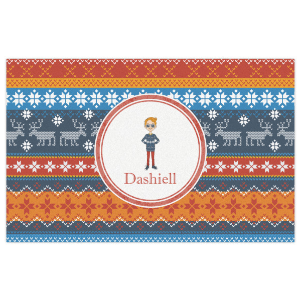 Custom Design - Indoor / Outdoor Rug - 5'x8' - Front Flat