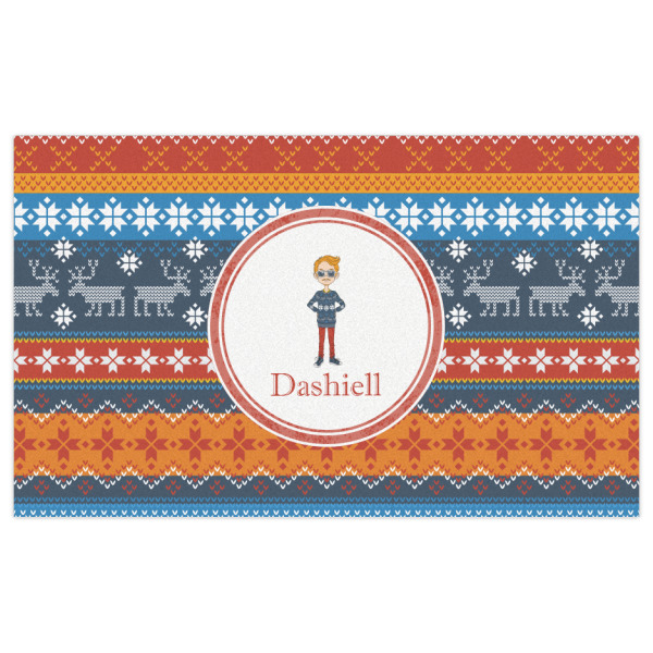 Custom Design - Indoor / Outdoor Rug - 3'x5' - Front Flat