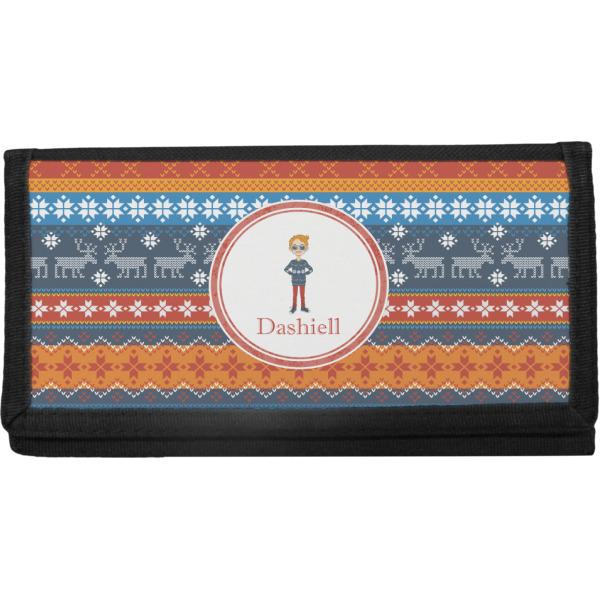 Custom Design Your Own Canvas Checkbook Cover