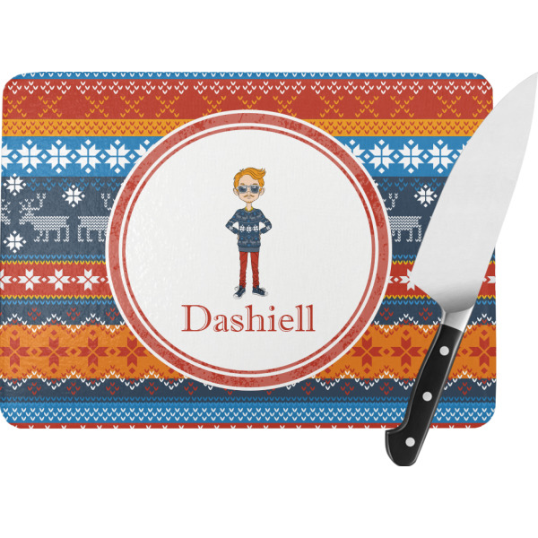 Custom Design Your Own Rectangular Glass Cutting Board