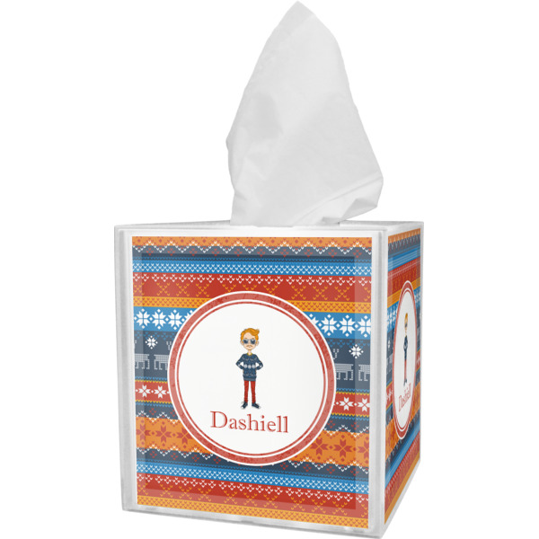 Custom Design - Tissue Box Cover - Angled View