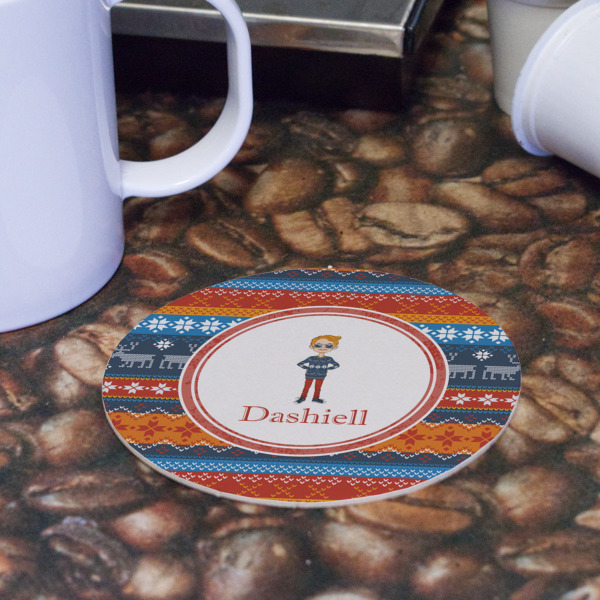 Custom Design - Round Paper Coaster - Front