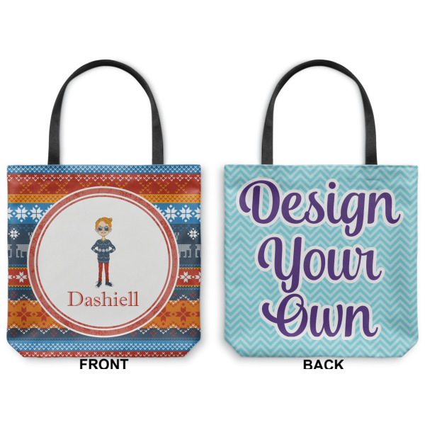 Custom Design - Canvas Tote - Front and Back