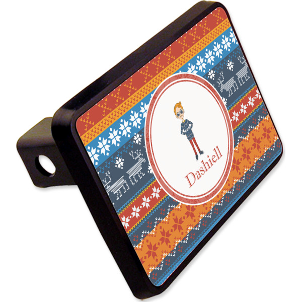 Custom Design Your Own Rectangular Trailer Hitch Cover - 2"