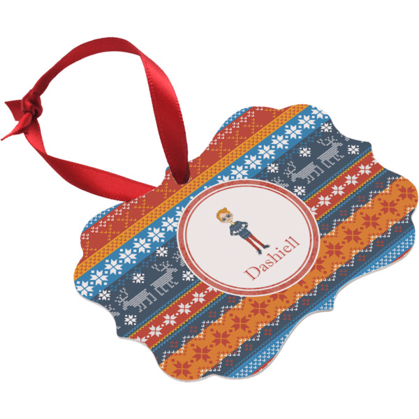 Custom Design - Christmas Ornament (Angle View)