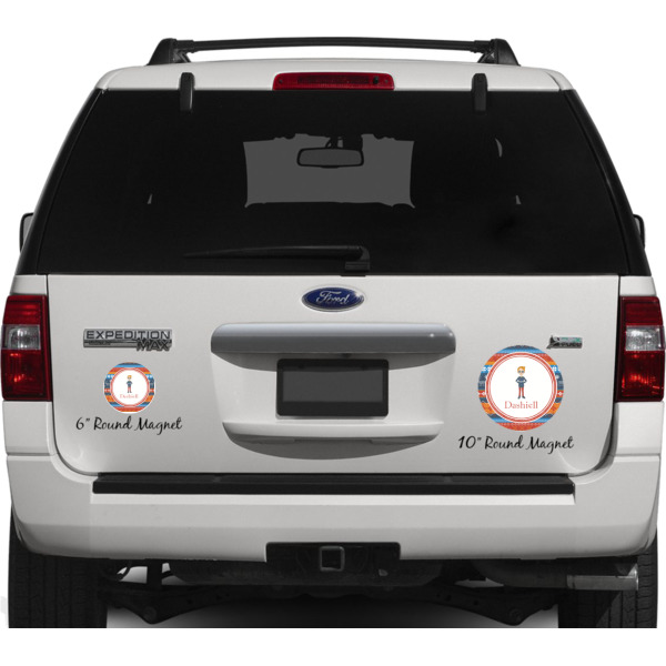 Custom Design - Personalized Car Magnets on Ford Explorer