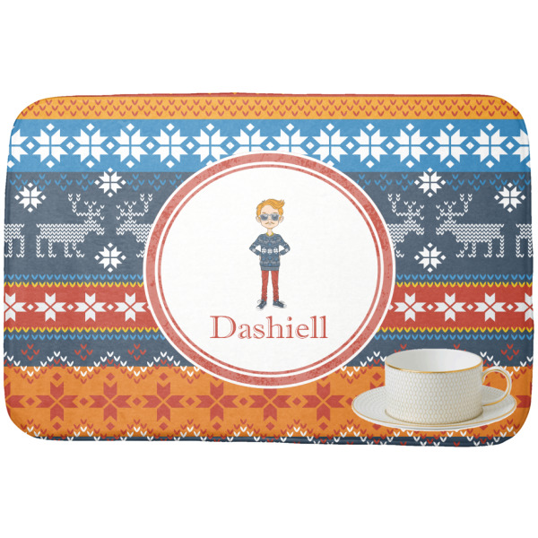 Custom Design - Dish Drying Mat - with cup