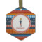 Design Your Own Flat Glass Ornament - Hexagon