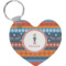 Design Your Own Heart Plastic Keychain
