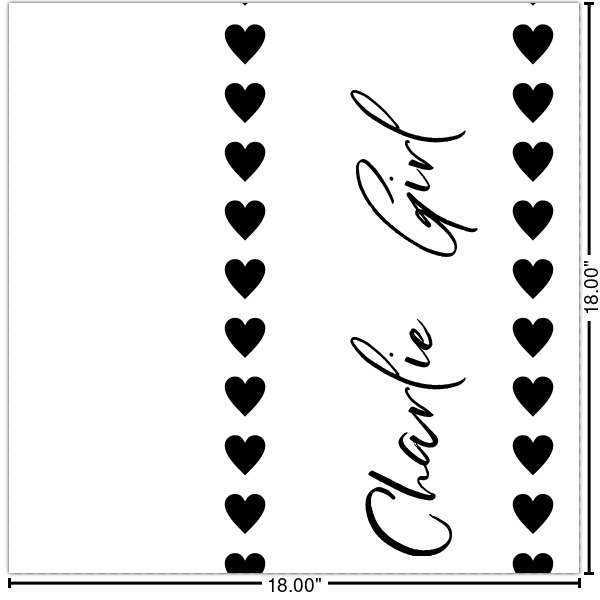 Custom Design Your Own Cabinet Decal - Medium