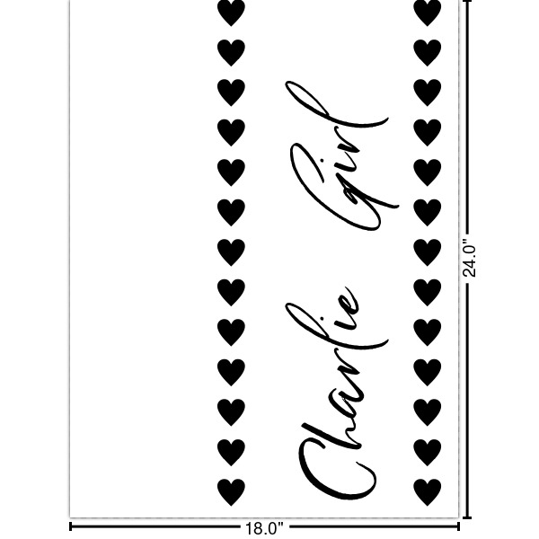 Custom Design Your Own Cabinet Decal - Large