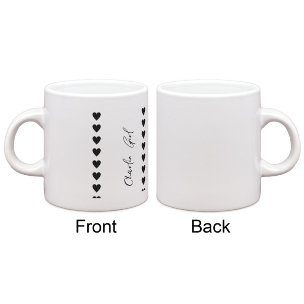 Custom Design - Single Shot Espresso Cup - Single - Front & Back