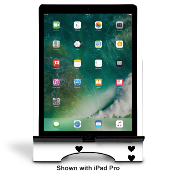 Custom Design - Stylized Tablet Stand - Front with ipad