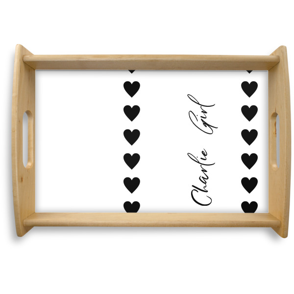 Custom Design Your Own Natural Wooden Tray - Small