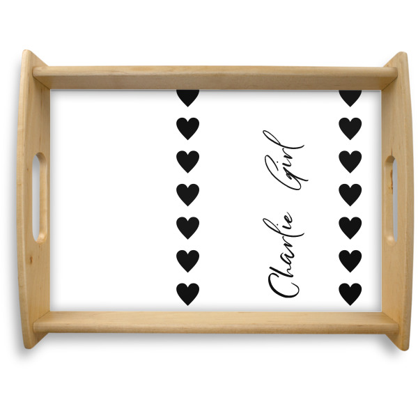 Custom Design Your Own Natural Wooden Tray - Large