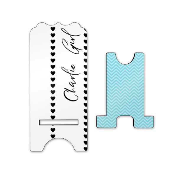 Custom Design - Stylized Phone Stand - Front & Back - Small
