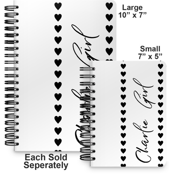 Custom Design - Spiral Journal - Comparison