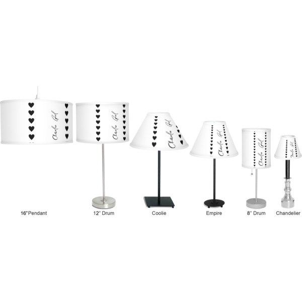 Custom Design - Lamp Full View Size Comparison