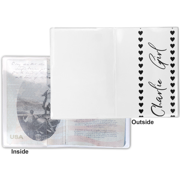 Custom Design - Vinyl Passport Holder - Flat Front and Back