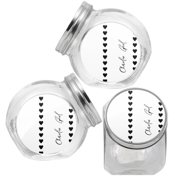 Custom Design - Puppy Treat Jar - Top Left Right