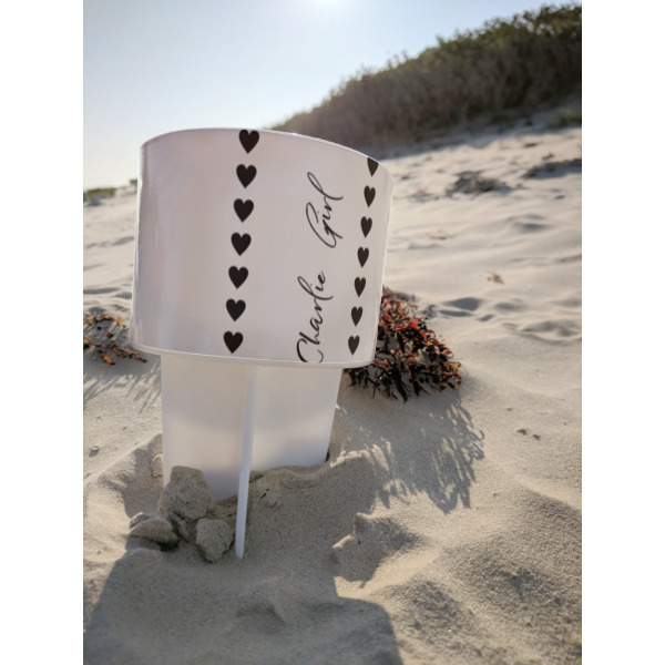 Custom Design - Beach Spiker - White - At Beach
