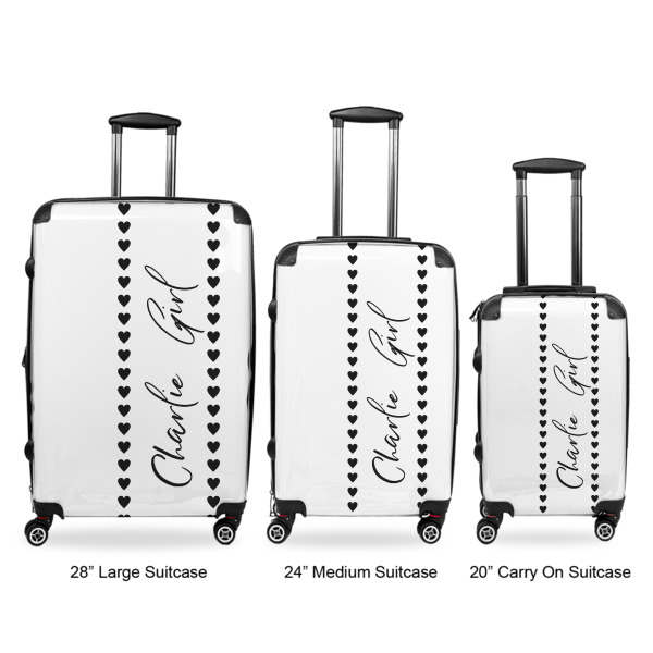 Custom Design - Luggage Bags all sizes - With Handle