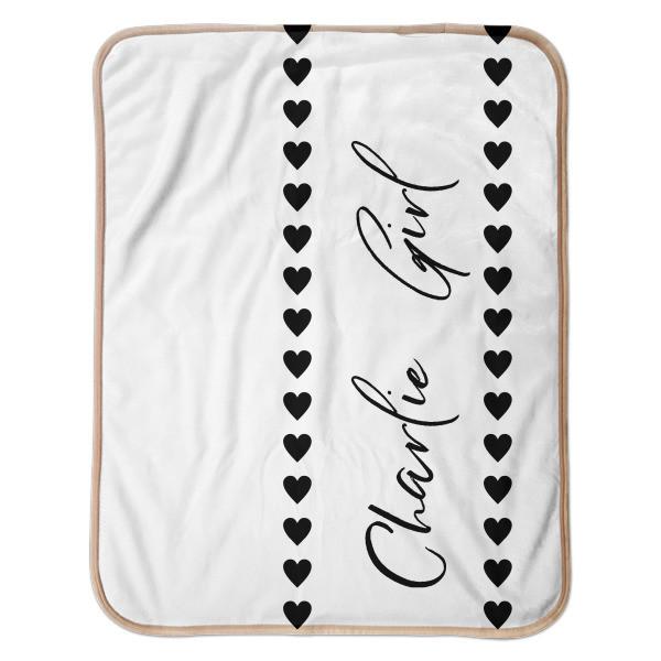 Custom Design - Baby Sherpa Blanket - Flat