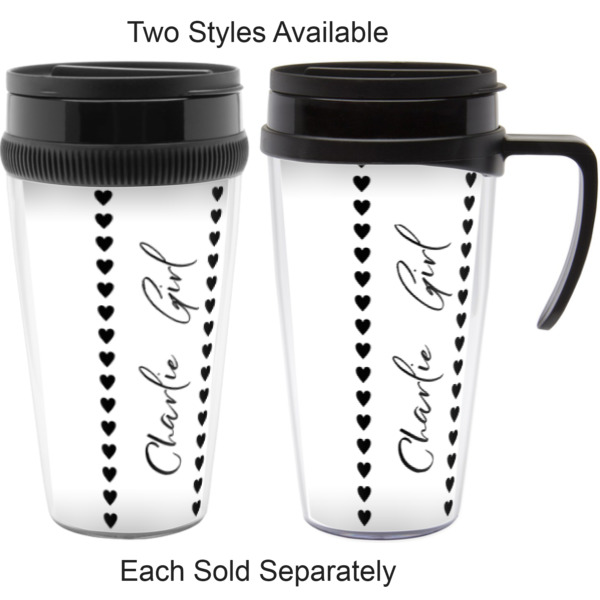 Custom Design - Acrylic Travel Mugs - With & Without Handle