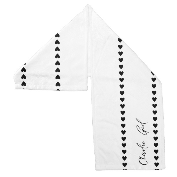 Custom Design - Sports Towel Folded - Both Sides Showing