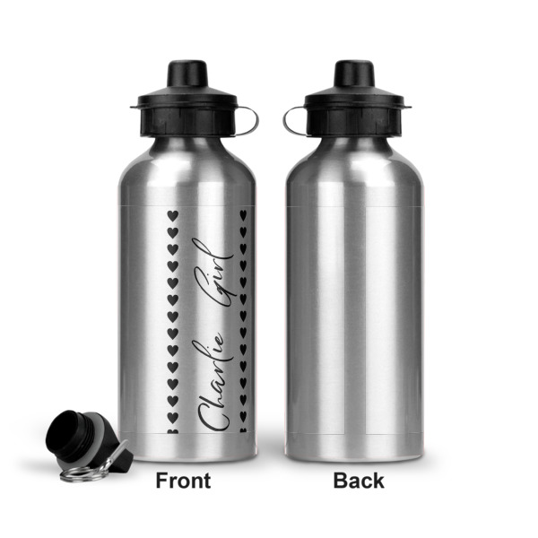 Custom Design - Aluminum Water Bottle - Front and Back