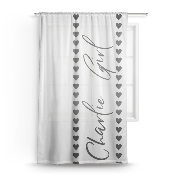 Custom Design Your Own Sheer Curtain