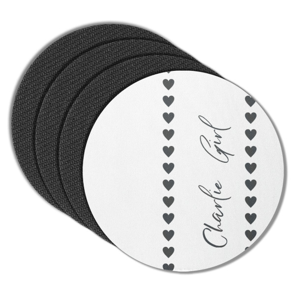 Custom Design - Round Coaster Rubber Back - Main