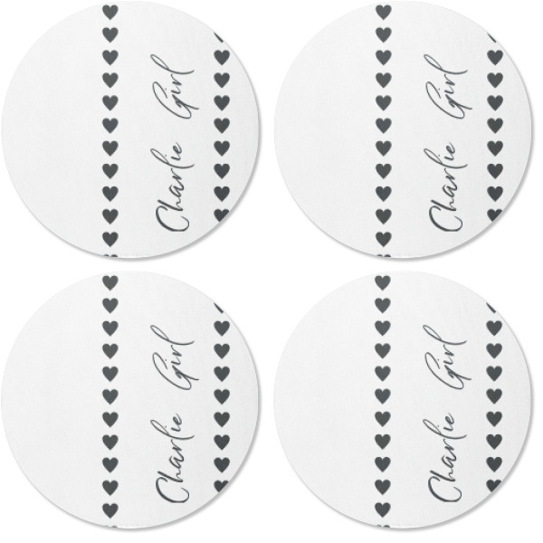 Custom Design - Coaster Round Rubber Back - Apvl