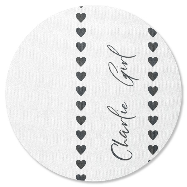 Custom Design - Round Coaster Rubber Back - Single