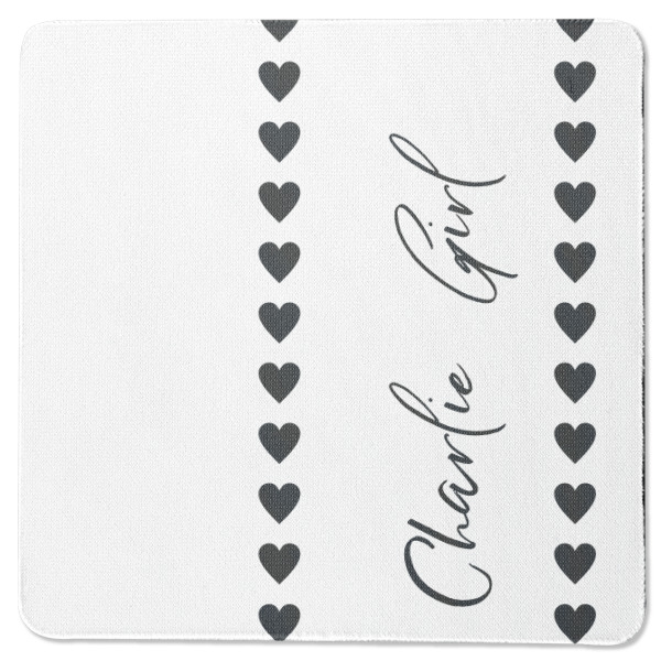 Custom Design - Square Coaster Rubber Back - Single