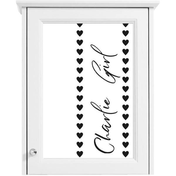 Custom Design - Single White Cabinet Decal