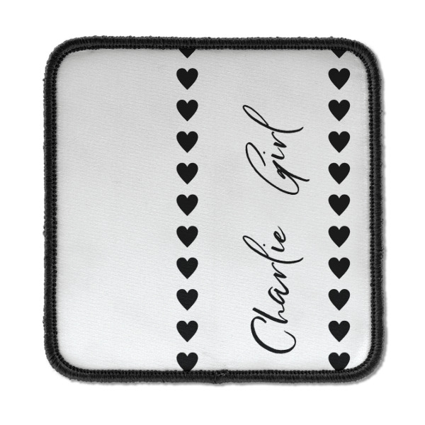 Custom Design - Iron On Patch -  Square - Front