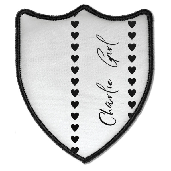 Custom Design - Iron On Patch - Shield - Style B - Front