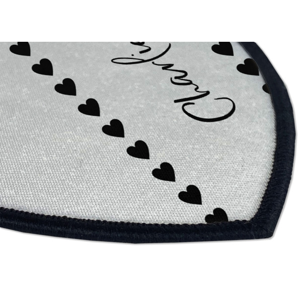 Custom Design - Iron On Patch - Shield - Style B - Closeup